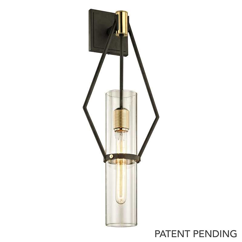 Troy Lighting Canada - B6312-TBZ/BBA - One Light Wall Sconce - Raef - Textured Bronze Brushed Brass