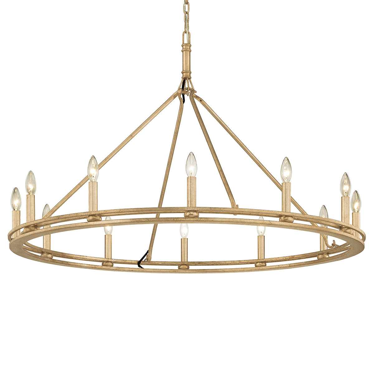 Troy Lighting Canada - F6247-CPL - 12 Light Chandelier - Sutton - Champagne Leaf