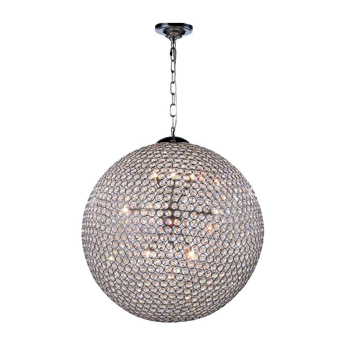 Elegant Lighting - Cabaret Pendant - V2102D24C/RC - Canada Light Shop
