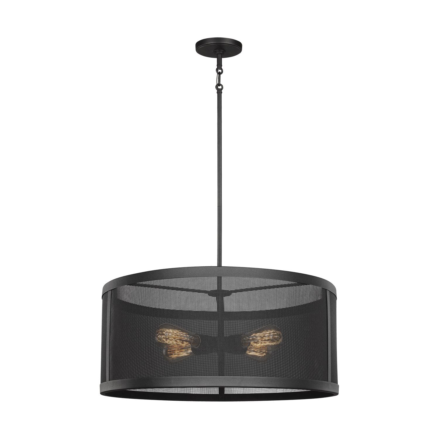 Visual Comfort Studio Canada - 6528504-12 - Four Light Pendant - Gereon - Black