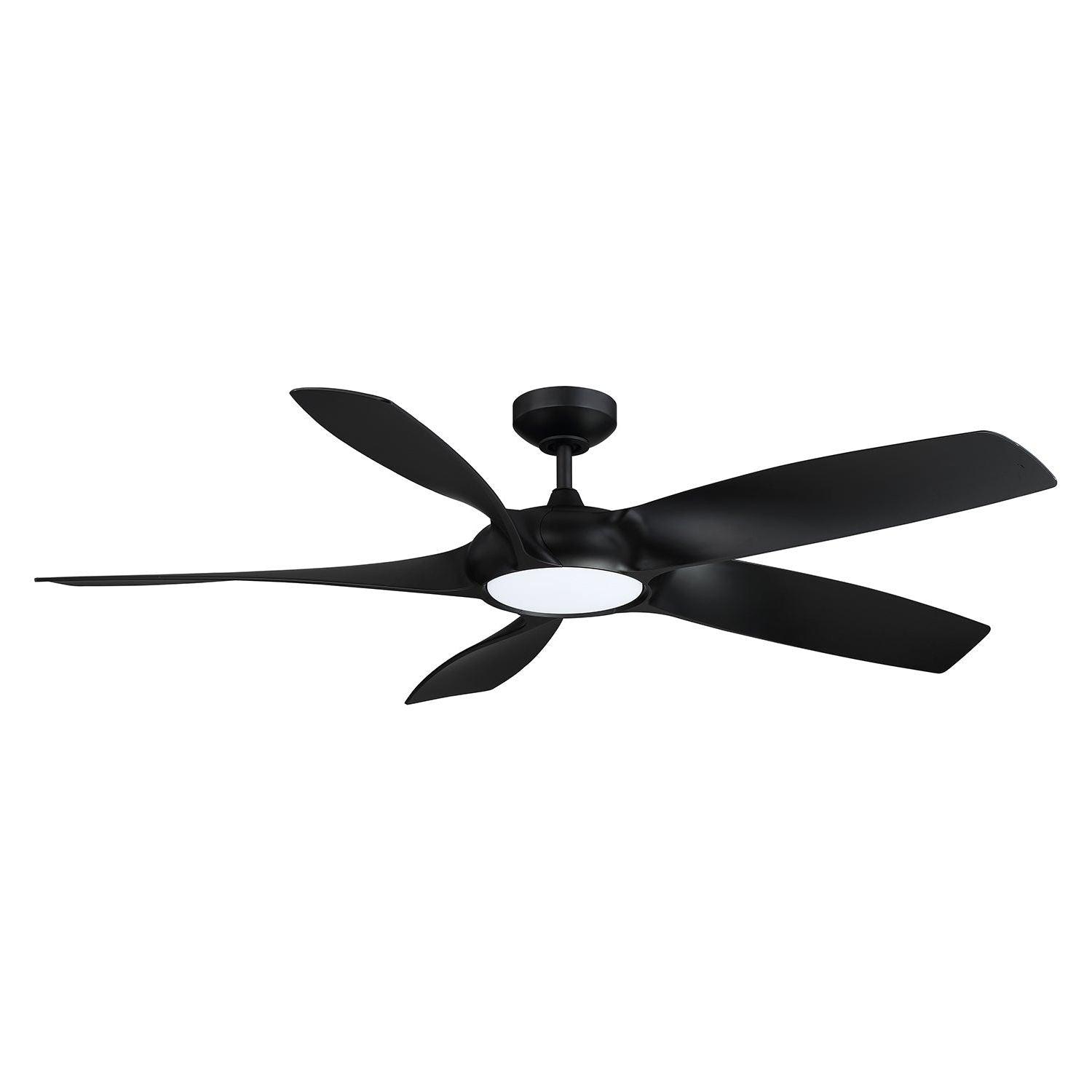 Kendal Lighting - Blade Runner Ceiling Fan - AC22054-BLK - Canada Light Shop
