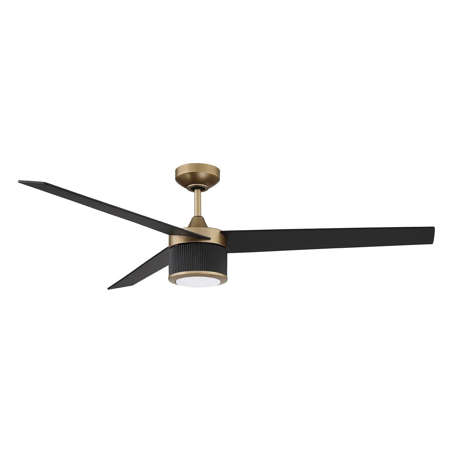 Kendal Lighting - Trilon Ceiling Fan - AC22656-OCB/BLK - Canada Light Shop