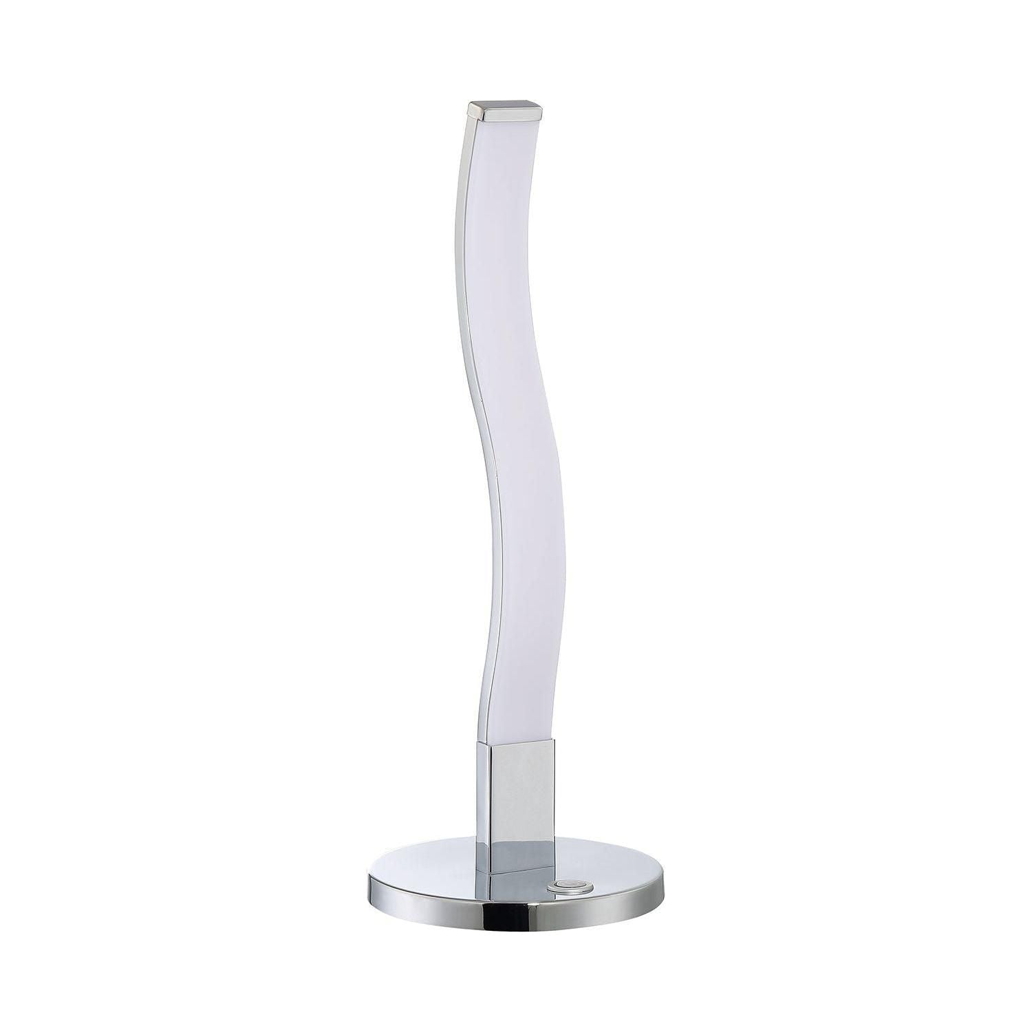Kendal Lighting - Wave LED Table Lamp - PTL8116-CH - Canada Light Shop