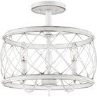 Quoizel - Dury Semi-Flush Mount - RDY1714AWH - Canada Light Shop