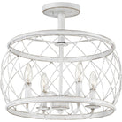 Quoizel - Dury Semi-Flush Mount - RDY1717AWH - Canada Light Shop