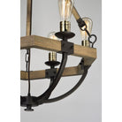 Maxim Lighting - Lodge Chandelier - 20338WOBZ - Canada Light Shop