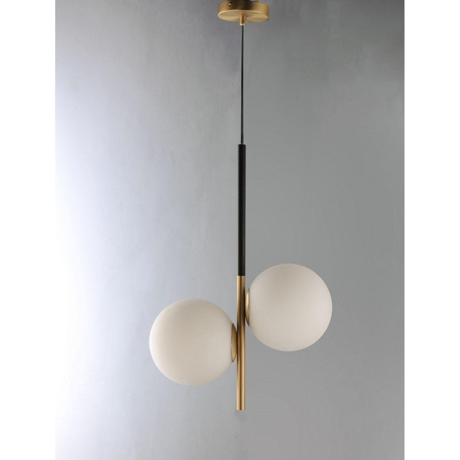 Maxim Lighting - Vesper Double Pendant - 26035SWSBRBK - Canada Light Shop
