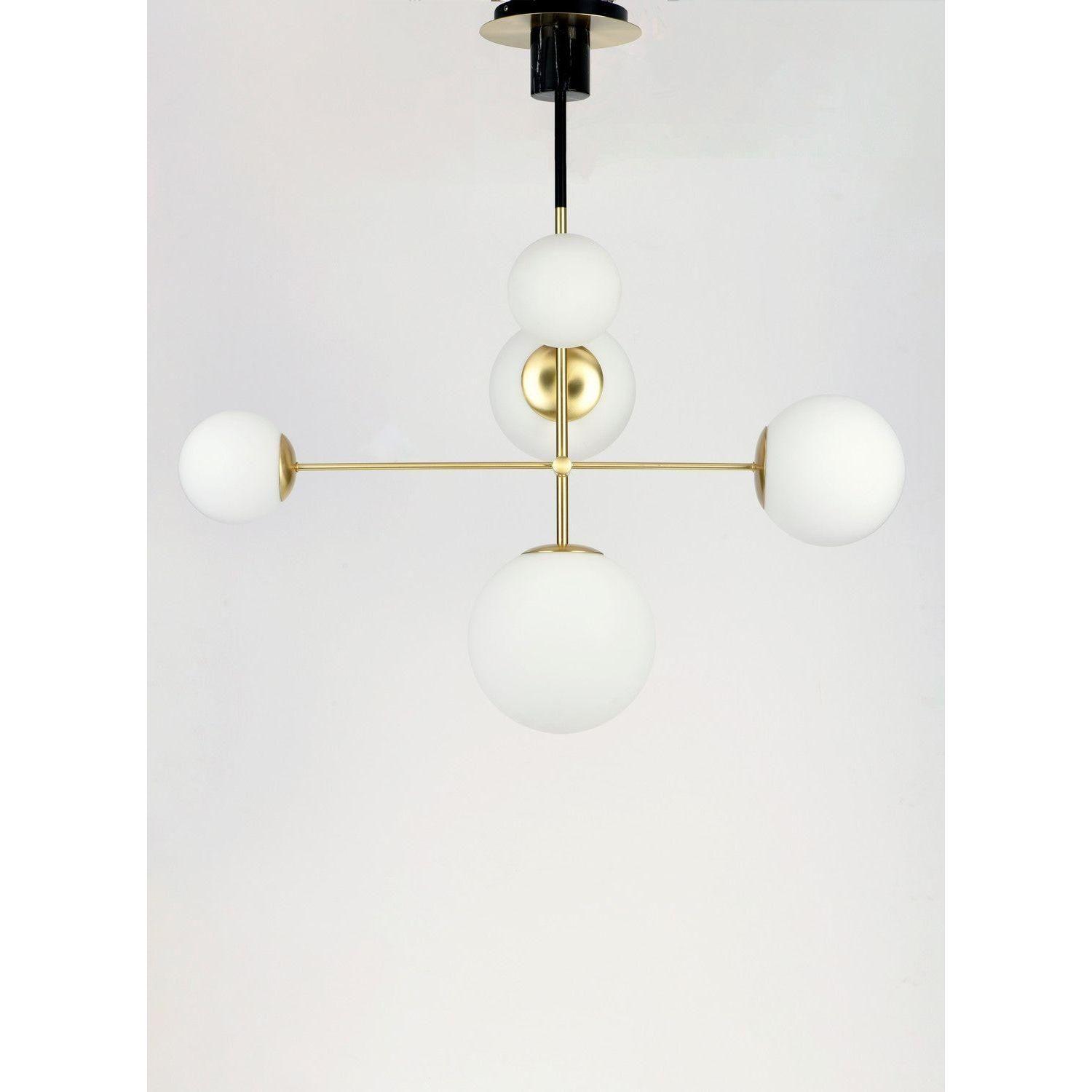 Maxim Lighting - Vesper Chandelier - 26037SWSBRBK - Canada Light Shop