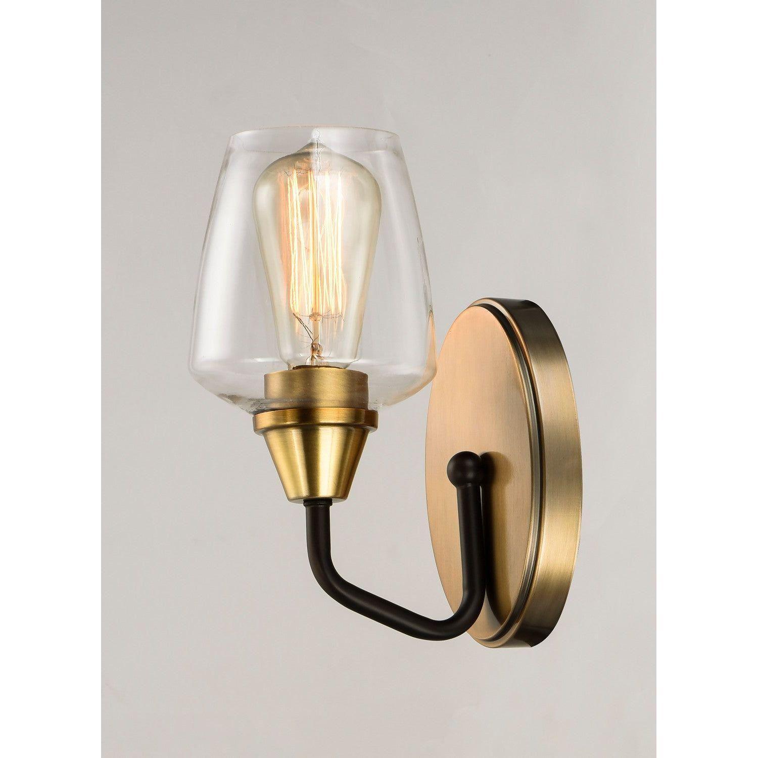 Maxim Lighting - Goblet Wall Sconce - 26121CLBKSN - Canada Light Shop