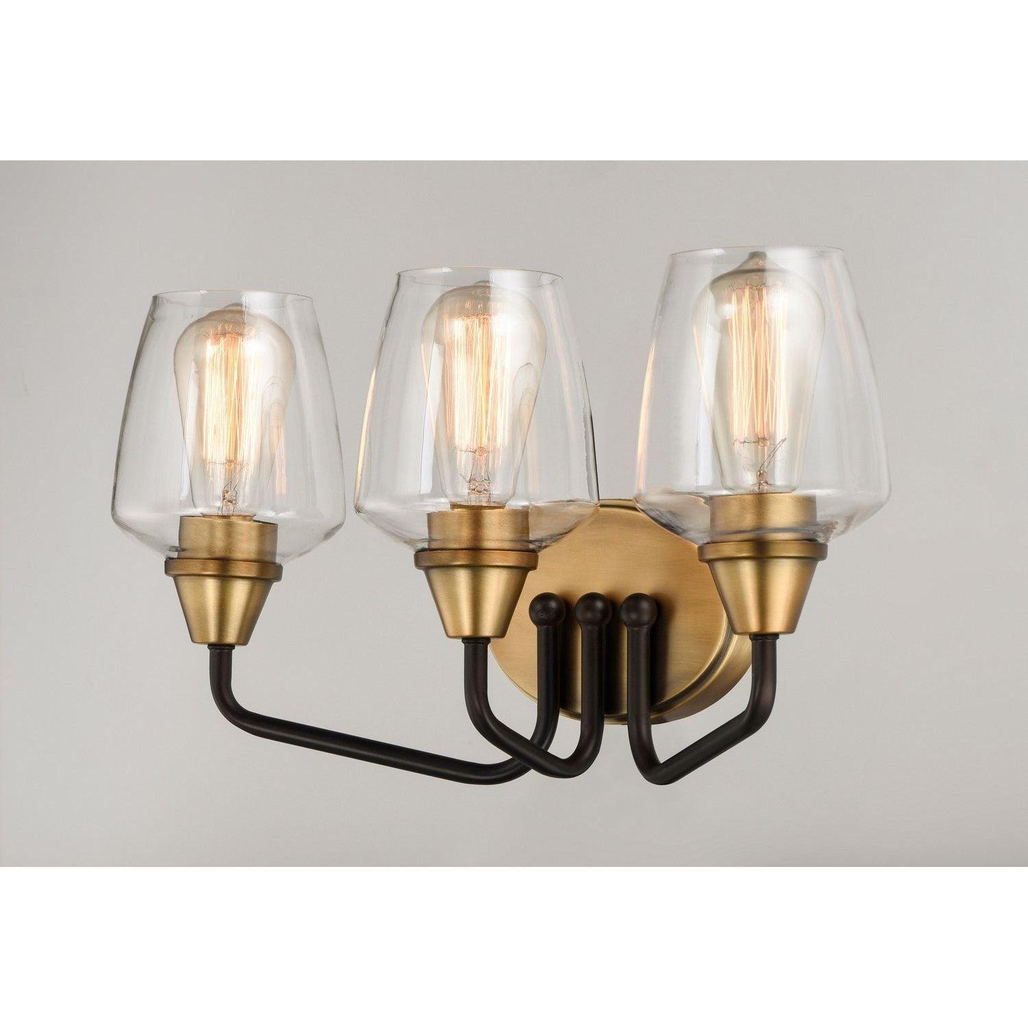 Maxim Lighting - Goblet Bath Vanity - 26123CLBKSN - Canada Light Shop