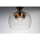 Maxim Lighting - Goblet Semi-Flush Mount - 26129CLBKSN - Canada Light Shop
