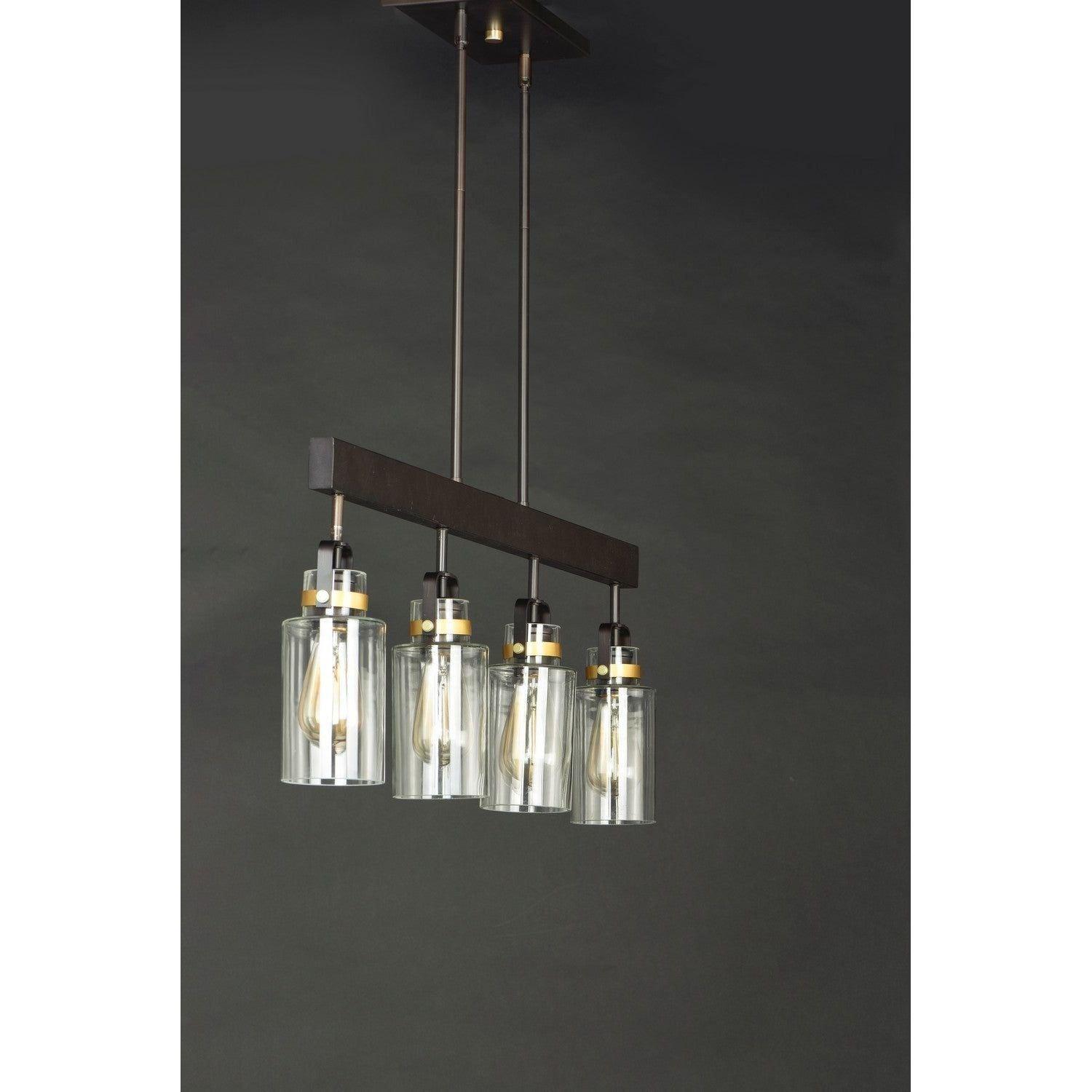 Maxim Lighting - Magnolia Linear Pendant - 30176CLBZGLD - Canada Light Shop