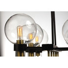 Maxim Lighting - Bauhaus Linear Chandelier - 30519CLBZSBR - Canada Light Shop