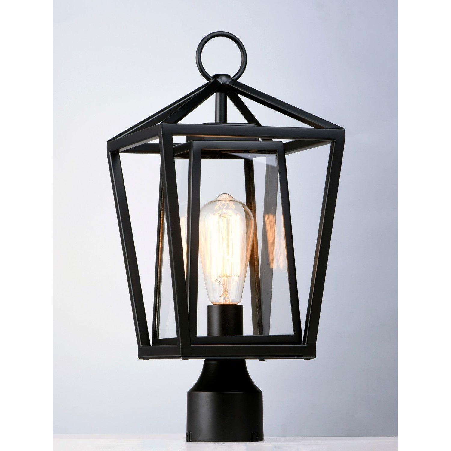 Maxim Lighting - Artisan Outdoor Pole/Post Lantern - 3171CLBK - Canada Light Shop