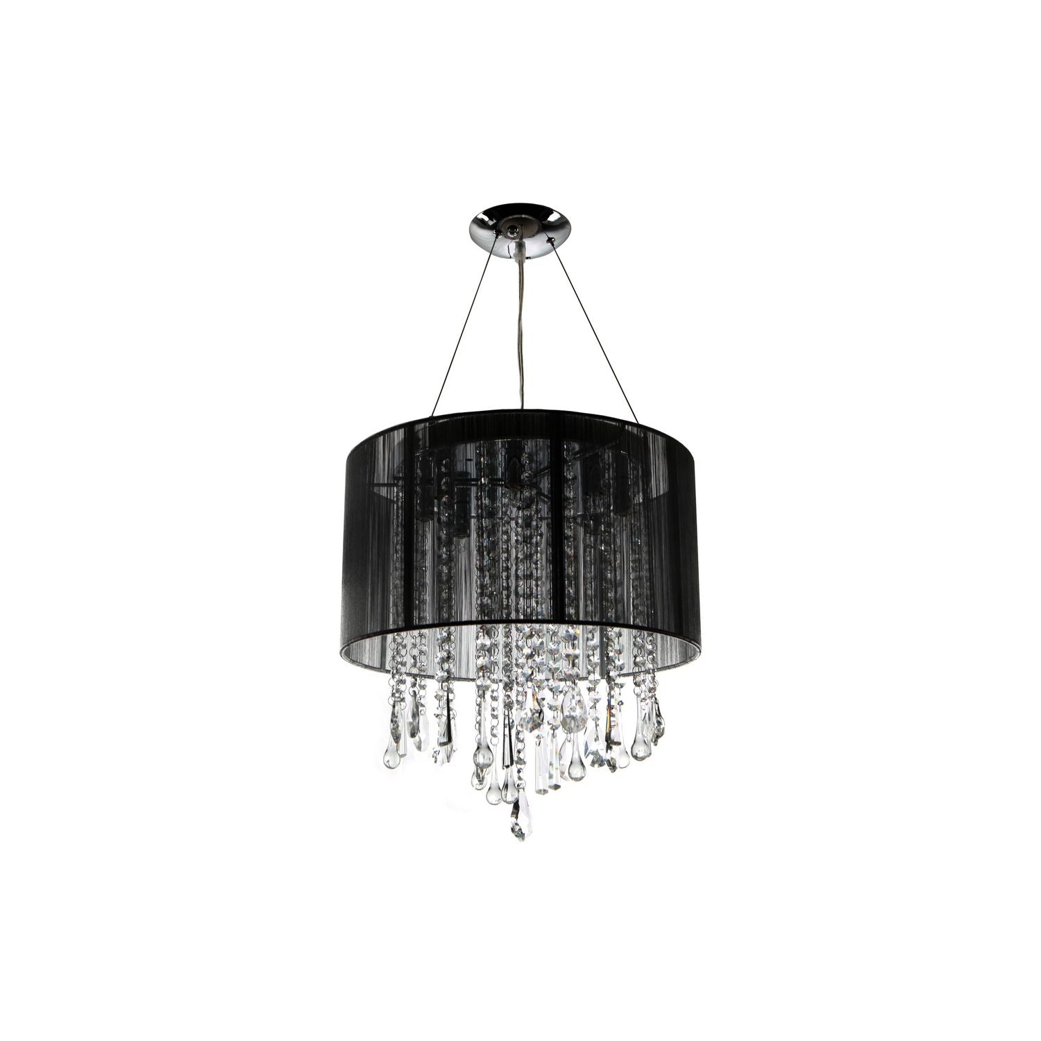 Avenue Lighting - HF1501-BLK - LED Dual Sconce - Beverly Dr. - Black Silk String