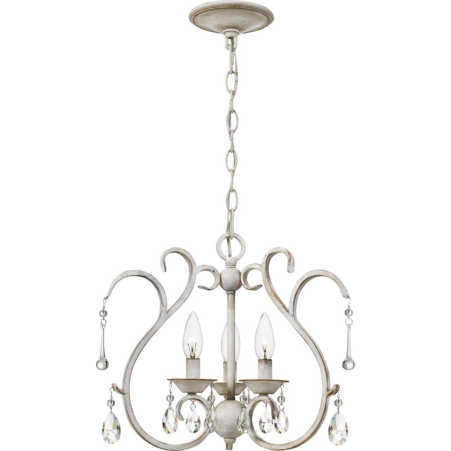 Quoizel - Blanca Semi-Flush Mount - BLC1716AWH - Canada Light Shop