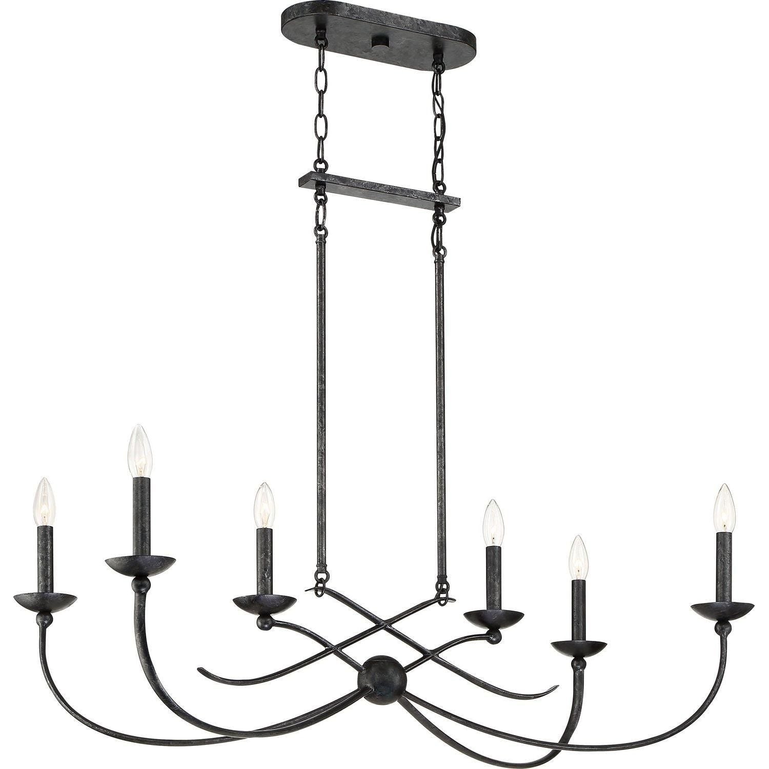 Quoizel - Calligraphy Island Chandelier - CLL638OK - Canada Light Shop