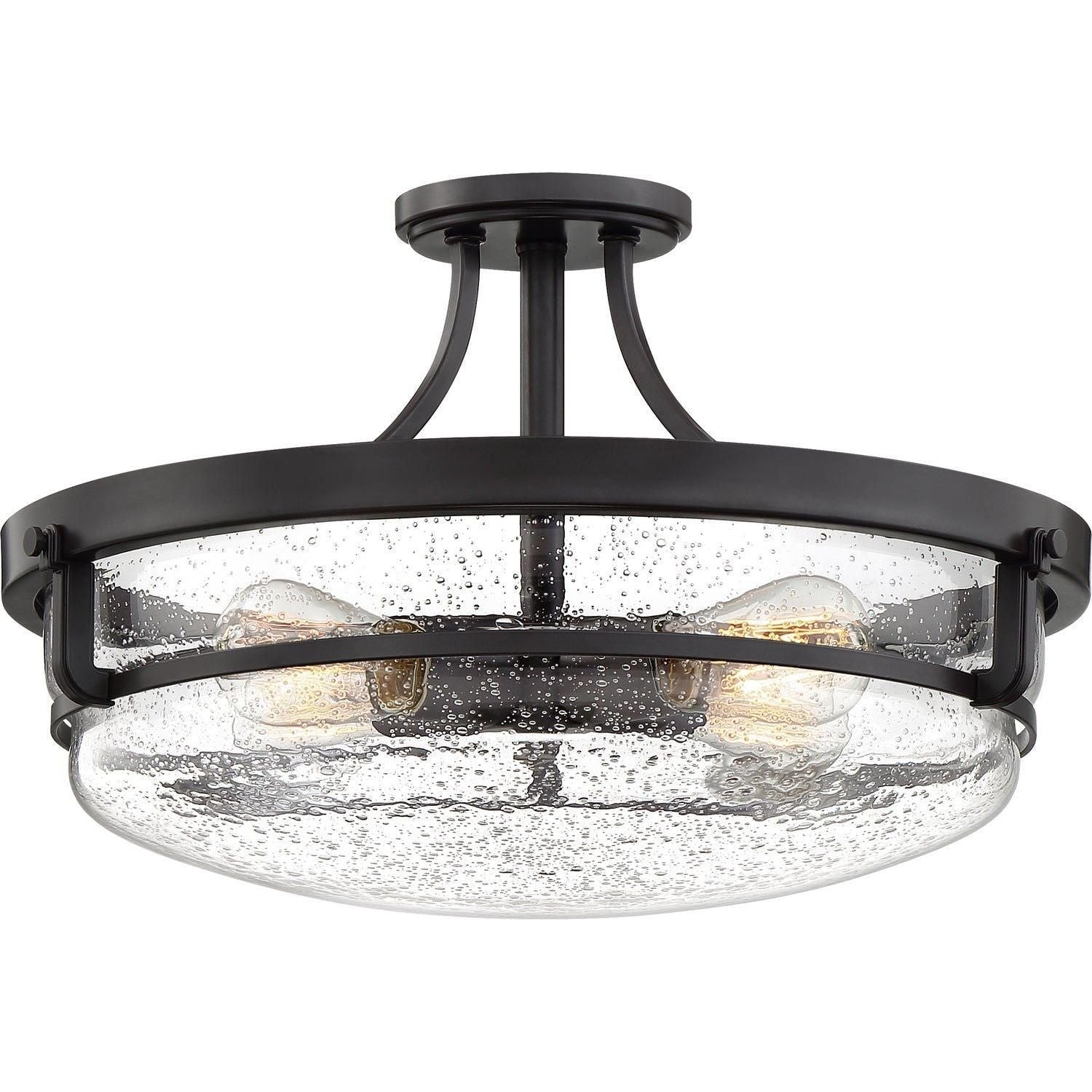 Quoizel - Outpost Semi-Flush Mount - QF3419PN - Canada Light Shop