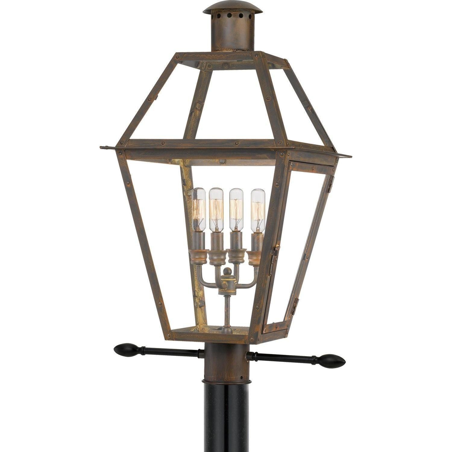 Quoizel - Rue Outdoor Post Mount - RO9014IZ - Canada Light Shop