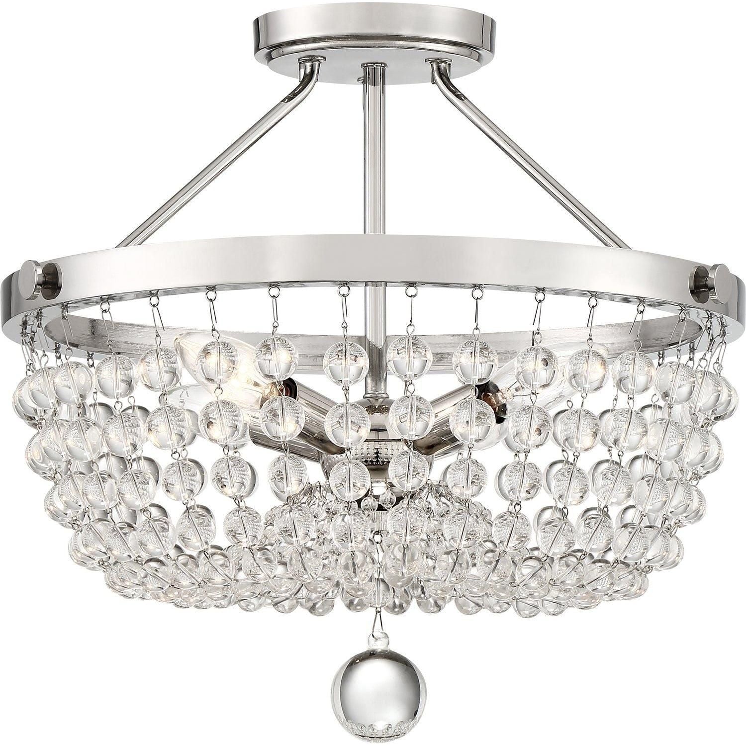 Quoizel - Teresa Semi-Flush Mount - TRA1716PK - Canada Light Shop