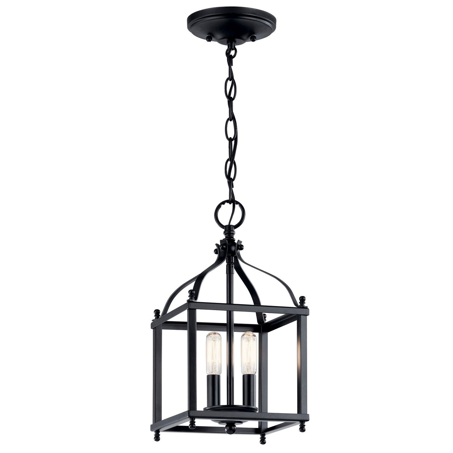 Kichler - Larkin Foyer Pendant Convertible - 42565BK - Canada Light Shop