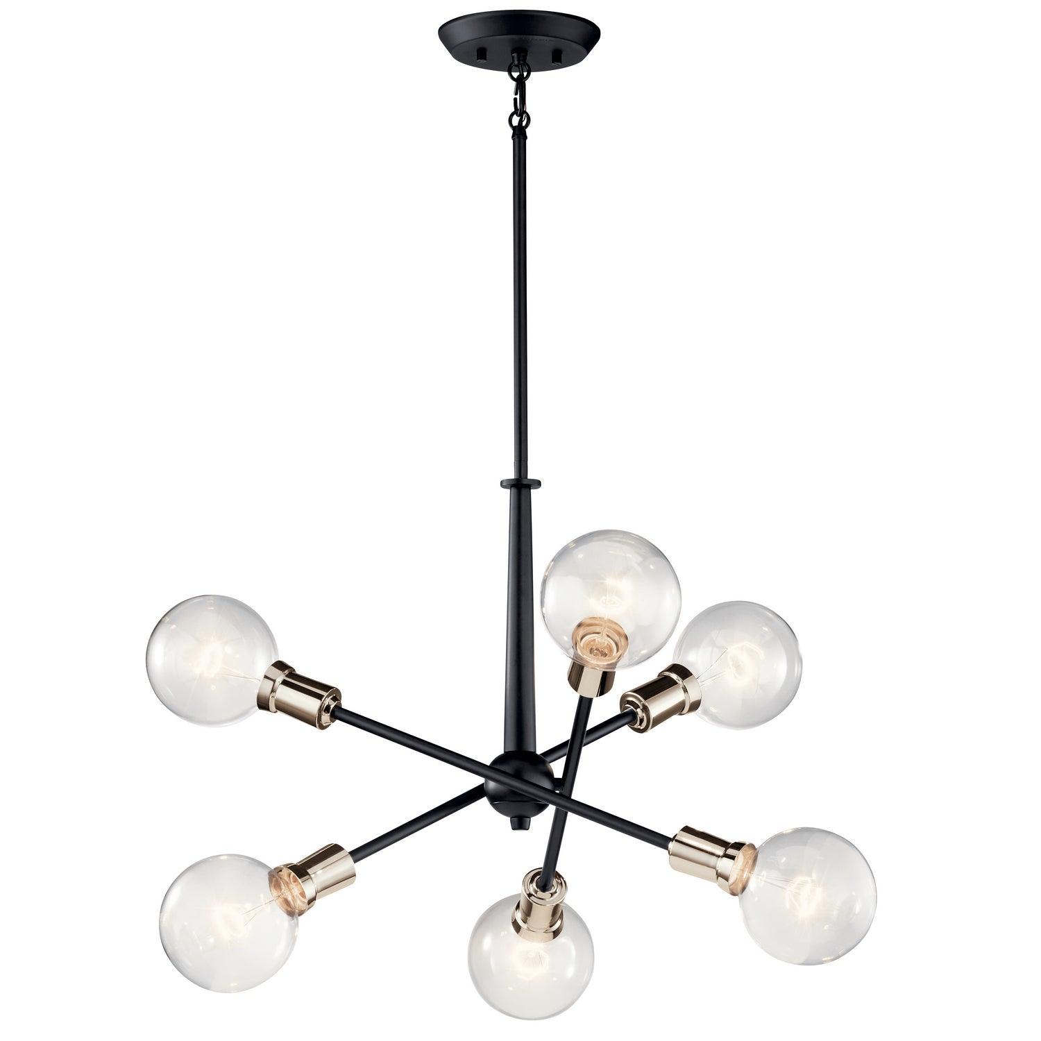 Kichler - Armstrong Chandelier - 43095BK - Canada Light Shop