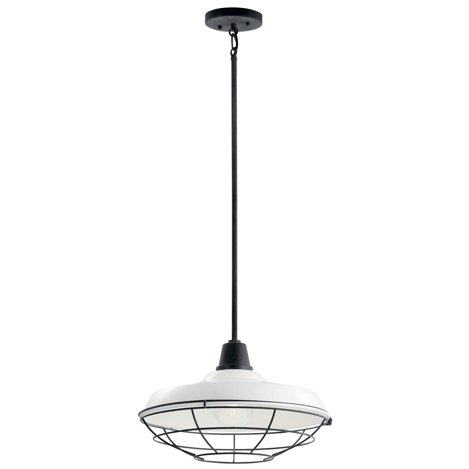 Kichler - Pier Outdoor Pendant/Semi Flush - 49993WH - Canada Light Shop