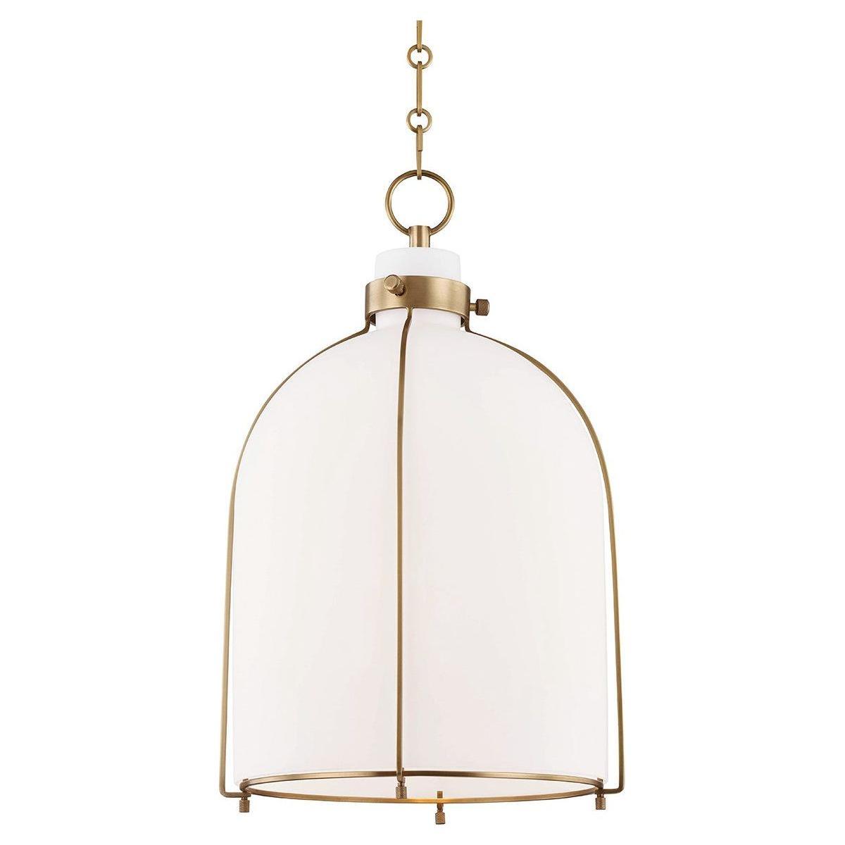 Hudson Valley Lighting - Eldridge Dome Pendant - 7314-AGB - Canada Light Shop