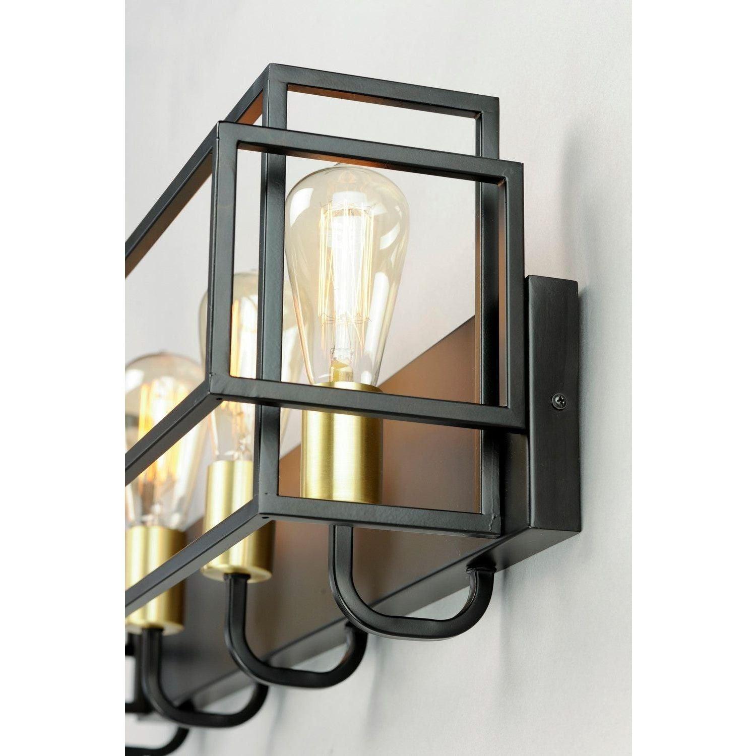 Maxim Lighting - Liner Bath Vanity - 10244BKSBR - Canada Light Shop