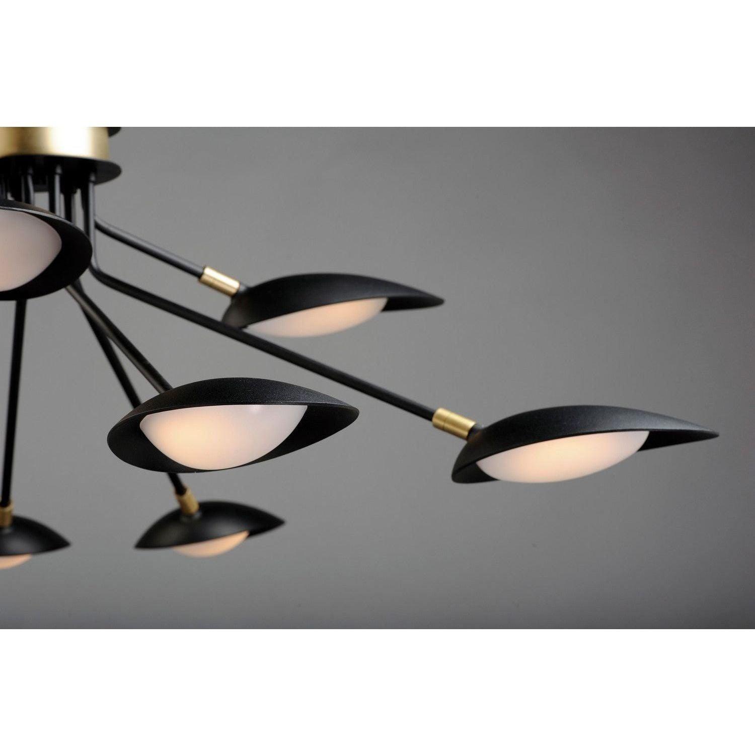Maxim Lighting - Scan LED Chandelier - 21699BKSBR - Canada Light Shop