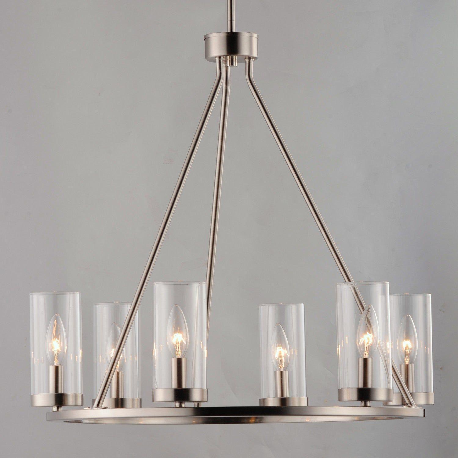 Maxim Lighting - Sentinel Chandelier - 25255CLBK - Canada Light Shop