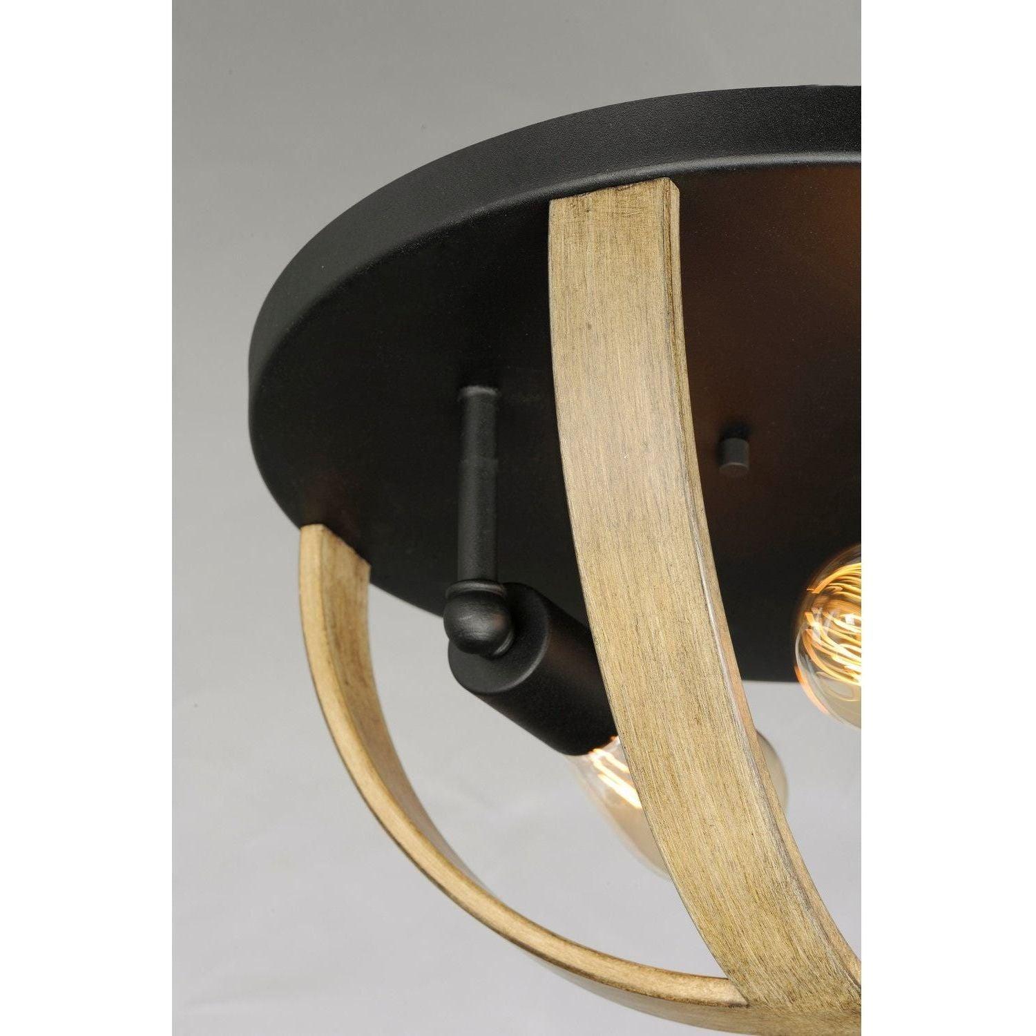 Maxim Lighting - Compass Flush Mount - 27570APBK - Canada Light Shop