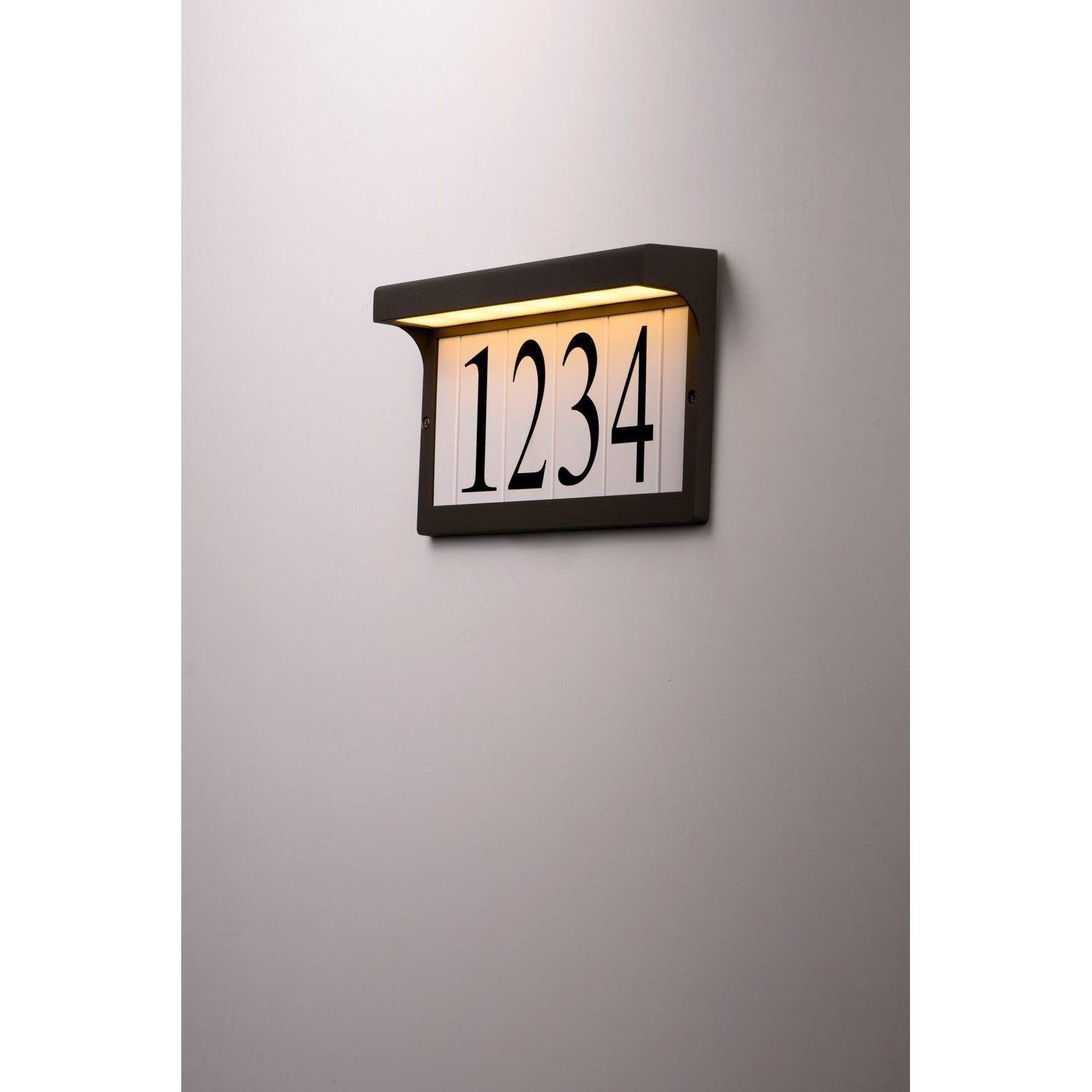 Maxim Lighting - Address LED Outdoor Wall Sconce - 53610BK - Canada Light Shop