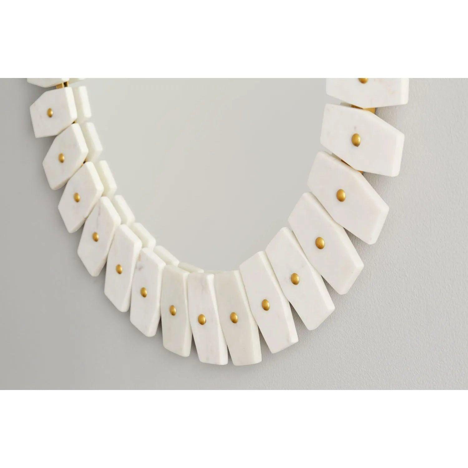 Capital Lighting Fixture Company - 28" Round Hand-Arranged Marble - 735404MM - Canada Light Shop