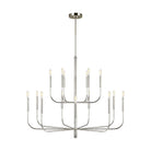 Visual Comfort Studio Collection - Brianna 2-Tier Chandelier - EC10015PN - Canada Light Shop