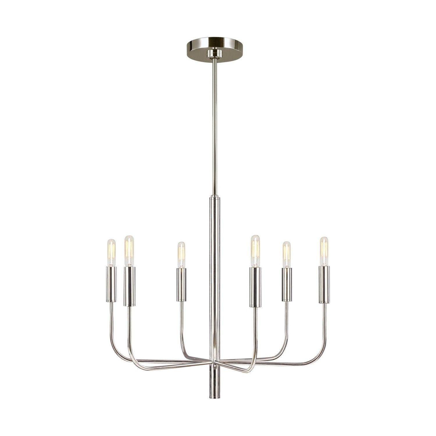 Visual Comfort Studio Collection - Brianna Chandelier - EC1006PN - Canada Light Shop