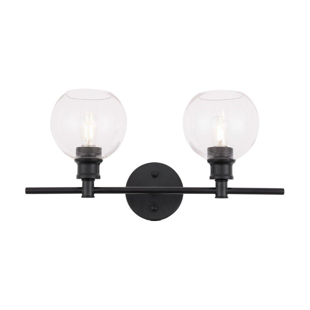 Elegant Lighting - Collier Wall Sconce - LD2314BK - Canada Light Shop