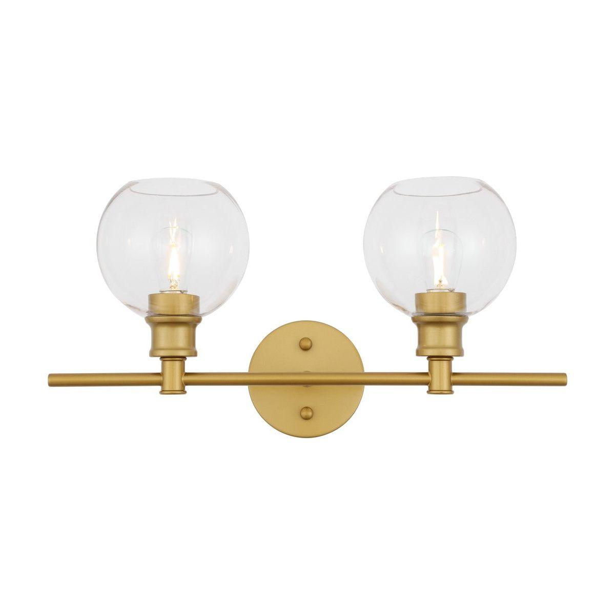 Elegant Lighting - Collier Wall Sconce - LD2314BR - Canada Light Shop