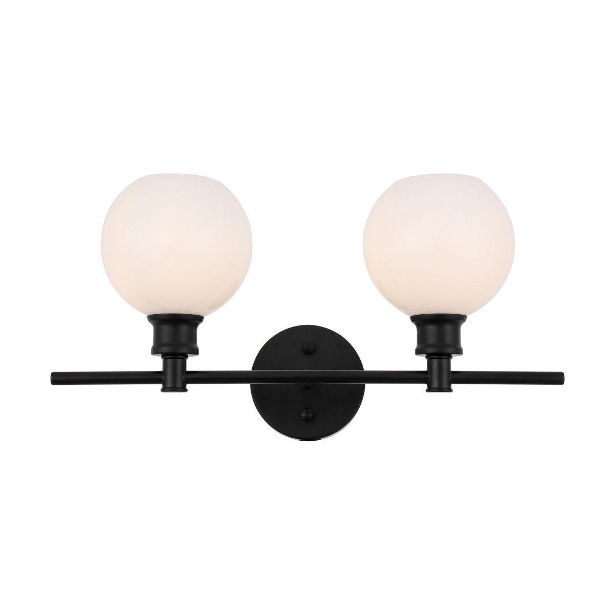 Elegant Lighting - Collier Wall Sconce - LD2315BK - Canada Light Shop
