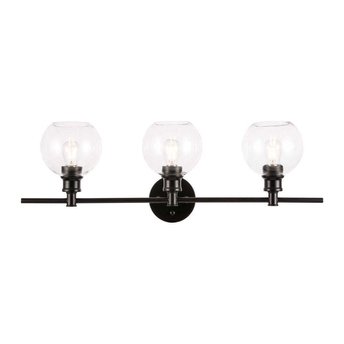 Elegant Lighting - Collier Wall Sconce - LD2318BK - Canada Light Shop