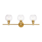 Elegant Lighting - Collier Wall Sconce - LD2318BR - Canada Light Shop
