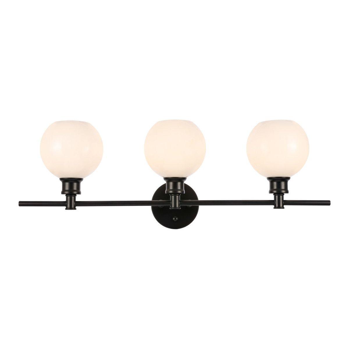 Elegant Lighting - Collier Wall Sconce - LD2319BK - Canada Light Shop
