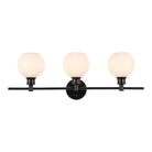 Elegant Lighting - Collier Wall Sconce - LD2319BK - Canada Light Shop