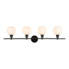 Elegant Lighting - Collier Wall Sconce - LD2323BK - Canada Light Shop