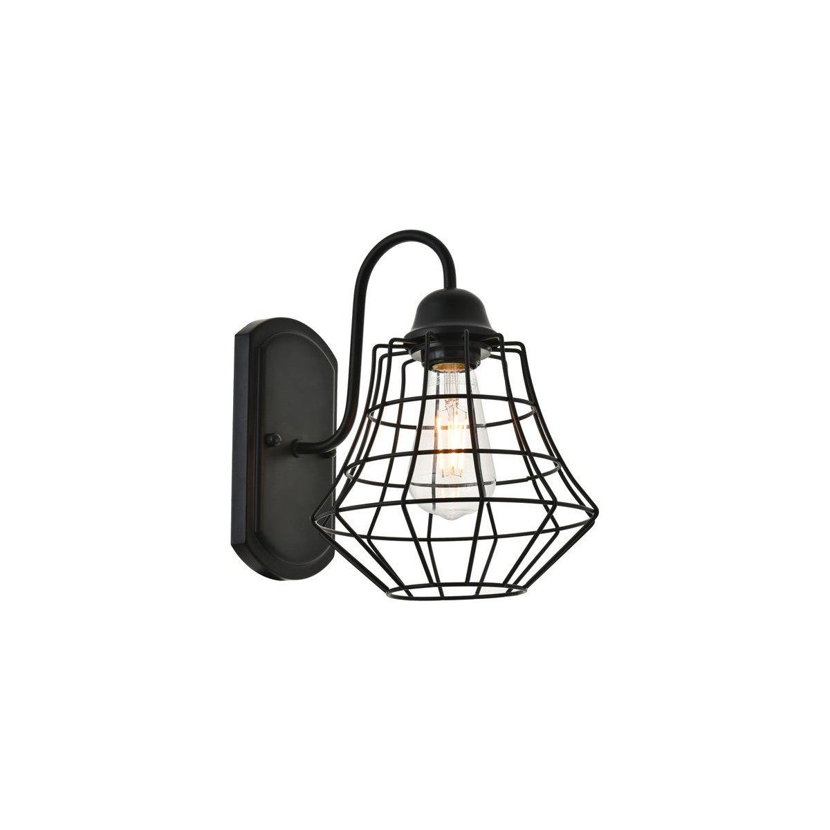 Elegant Lighting - Candor Wall Sconce - LD4008W10BK - Canada Light Shop