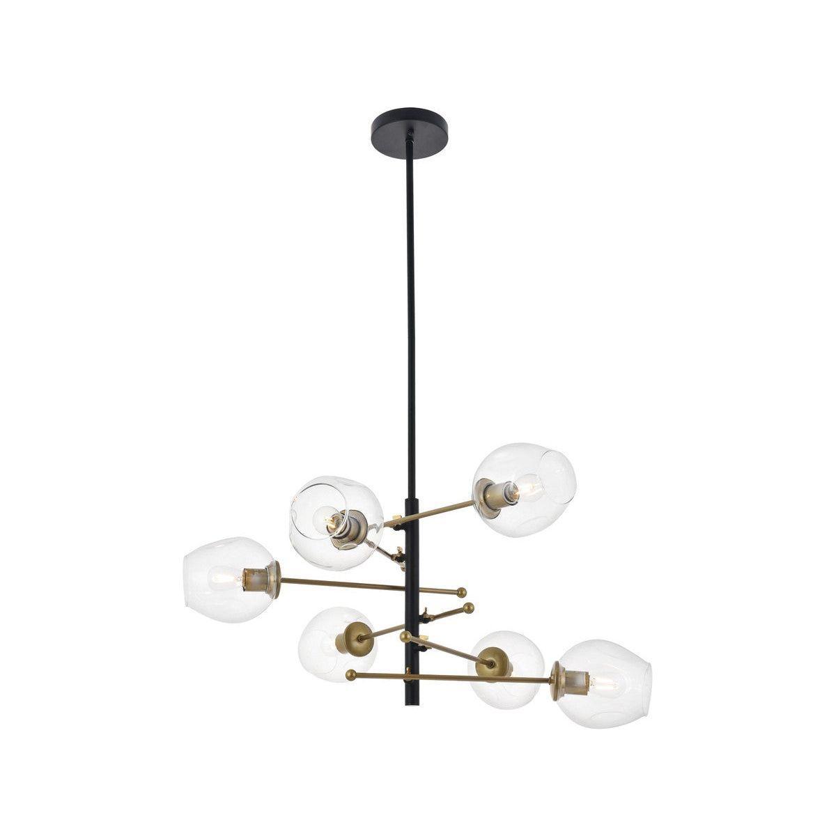 Elegant Lighting - Paragon Pendant - LD5053D32BRB - Canada Light Shop