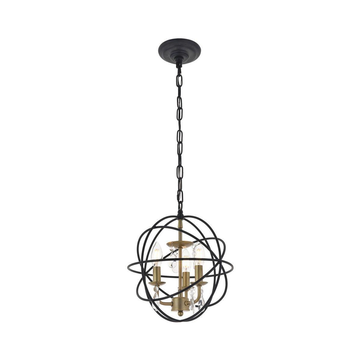 Elegant Lighting - Wallace Pendant - LD5055D12BRB - Canada Light Shop
