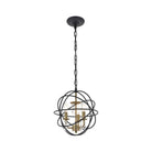 Elegant Lighting - Wallace Pendant - LD5055D12BRB - Canada Light Shop