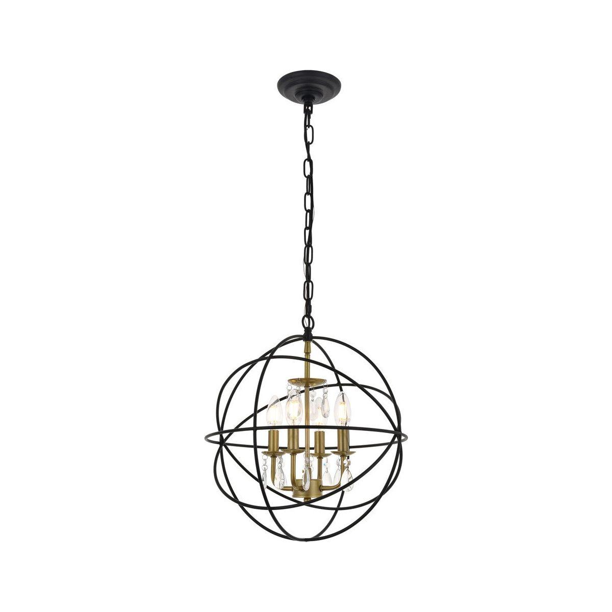 Elegant Lighting - Wallace Pendant - LD5055D16BRB - Canada Light Shop