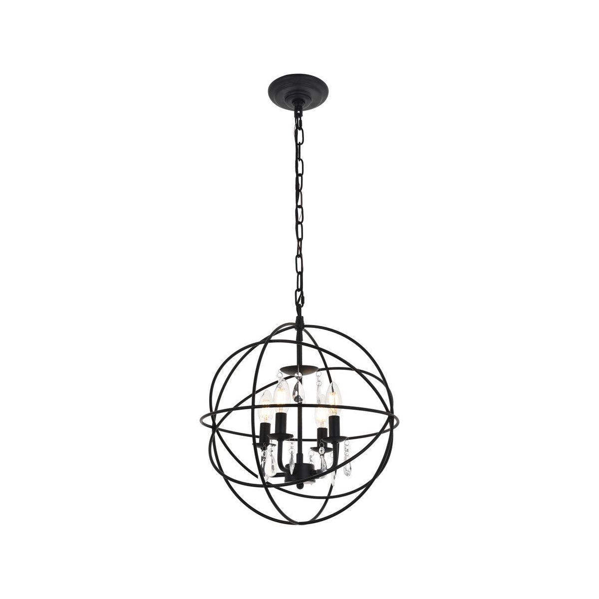 Elegant Lighting - Wallace Pendant - LD5055D16MB - Canada Light Shop